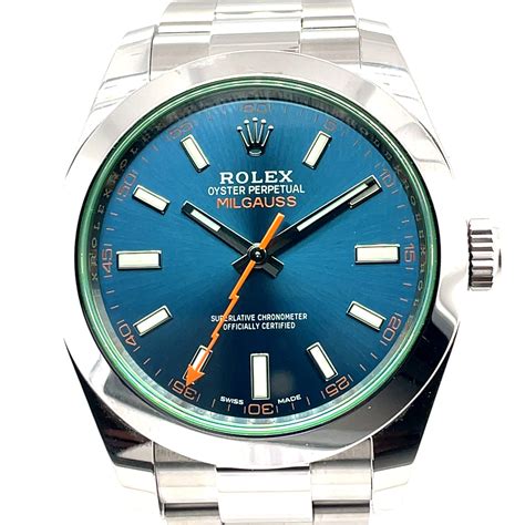 rolex milgauss blaues zifferblatt|rolex milgauss kaufen.